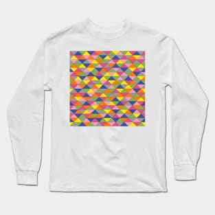 Greenery Triangles Long Sleeve T-Shirt